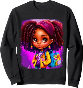 Яркая толстовка с вдохновляющим рисунком Colorful Inspirational Youth Empowerment Vibes, черный