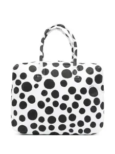 Сумка-тоут в горох 10 CORSO COMO, белый