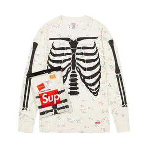 Термофутболка Supreme x Hanes Bones Thermal Crew (1 шт.), белый
