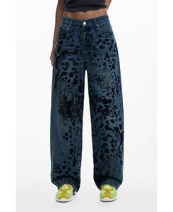 Женские джинсы-бойфренды Desigual, Dark blue