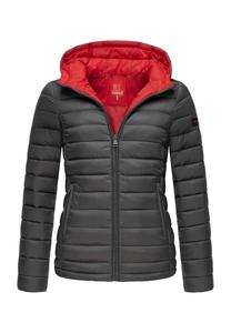 Стеганая куртка Люси MARIKOO, антрацит