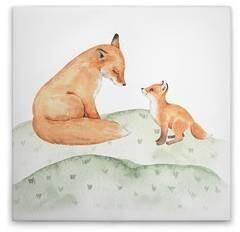 Картина на холсте A.S. Création Forest Friends 2 цвет braungrünweiß