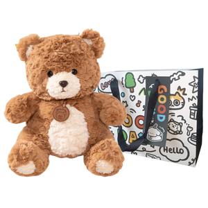 Плюшевая кукла Cute Dudu Bear высотой 35 см Princess lovers, коричневый/мультиколор