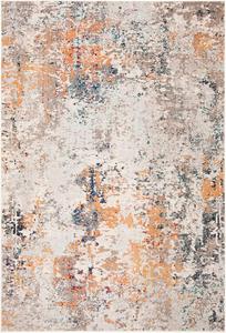 Ковер SAFAVIEH, 67 x 122 см, Madison Collection, Grey & Beige, современный абстрактный дизайн, не линяет и прост в уходе, идеален для помещений с высокой проходимостью: прихожая, гостиная, спальня (MAD453A)
