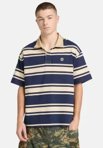 Полосатая рубашка-поло для регби Timberland, Peacoat Putty