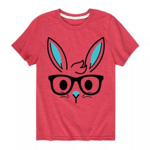 Футболка с рисунком Nerd Bunny для мальчиков 8–20 лет Licensed Character, красный