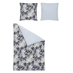 Двустороннее постельное белье Irisette «Crown-K 8453», элегантный цифровой принт, цвет blau
