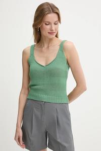 Хлопковая майка United Colors Of Benetton, зеленый