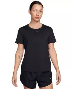Женский топ One Classic с короткими рукавами Dri-FIT Nike, черный