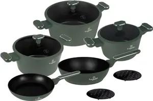 Набор посуды BH8207 Matte Green Berlinger Haus