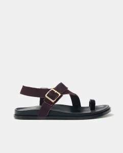 Сандалии из конского волоса Alohas, баклажановый