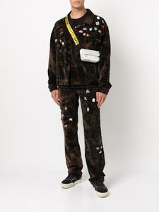 Haculla куртка с принтом тай-дай, коричневый