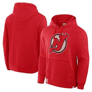 Толстовка с капюшоном из флиса New Jersey Devils Decades Collection Tradition, красная Fanatics