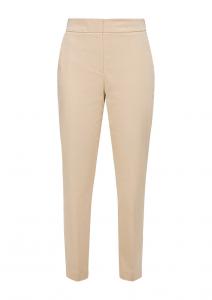 Зауженные плиссированные брюки s.Oliver BLACK LABEL, бежевый