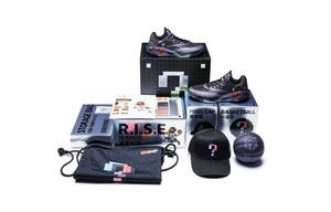 Баскетбольные кроссовки Sharp RISE Basketball Shoes Men Low-Top Black Blue Qiaodan