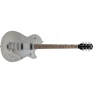 Гитара Gretsch G5230T Electromatic Sparkle Jet FT с одной вырезкой и тремоло Bigsby, серебристый блеск