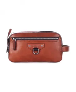 Коричневая кожаная сумка через плечо The Bridge, коричневый