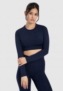 Топ Smilodox TISHA CROPPED & LABEL TAG, Marineblau/Blue