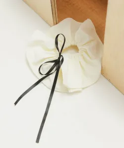 Резинка для волос с лентой Kbf, цвет Ivory