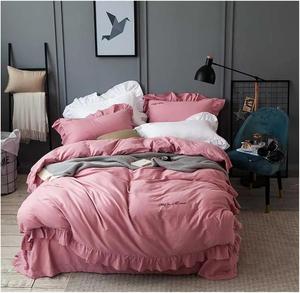 YUSIWOAL Комплект постельного белья зимний утепленный цветной хлопок