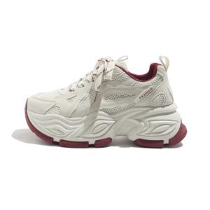 BEIER Женские низкие массивные кроссовки Beige Red, цвет Beige Red