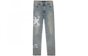 Джинсы мужские кремово-голубые REPRESENT