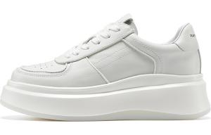 Стильные женские кеды для скейтбординга с низким верхом белого цвета Rosa Bianca