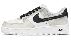 Кроссовки для скейтбординга Air Force 1 Low Top детские унисекс Nike, белый