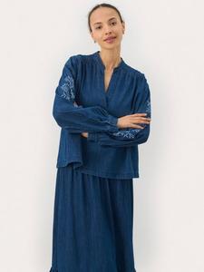 Блузка Terka с длинными рукавами и V-образным вырезом Part Two