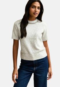 Джемпер New Look SHORT SLEEVE , Pale Grey/Light Grey