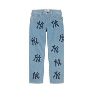 Джинсы Supreme x New York Yankees Regular Jean, Washed Blue