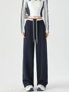 Женские спортивные штаны на шнуровке Doux Belle, цвет Navy