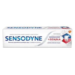 Sensodyne Nadwrażliwość i Dziąsła Whitening Зубная паста, 75 ml