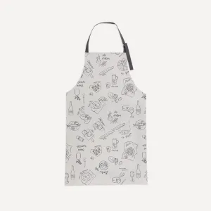 Хлопковый фартук Dinner Basics El Corte Inglés, разноцветный