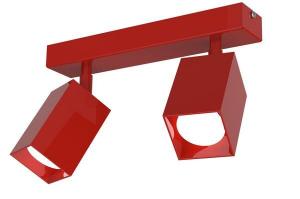 Потолочный светильник Lumicom Brick M цвет hochglanz rot