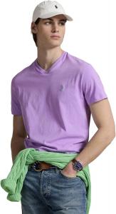 Мужская футболка Polo RL классического кроя с V-образным вырезом POLO RALPH LAUREN, Rl Lavender