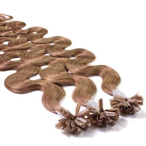 Накладные волосы bonding extensions echthaar #8/1 hellblond asch 0.5g Hair2Heart, 60cm, количество 25 шт.