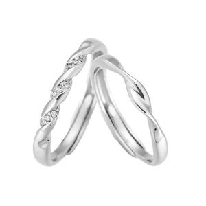 VIVIWELL Серебряное парное кольцо S925 Unisex