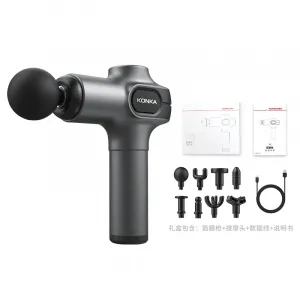 Пистолеты для миофасциального релиза глубоких мышц, расщепление молочной кислоты для фитнеса и спорта V6 8D 0013 KONKA, серый