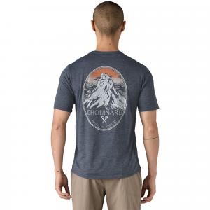 Мужская футболка Capilene Cool Daily с графическим принтом Patagonia, Chouinard Crest/Smolder Blue X-Dye