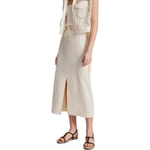 ELLE Повседневная длинная юбка Women's Ecru