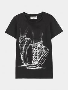 Футболка стандартного кроя Coccodrillo, черный