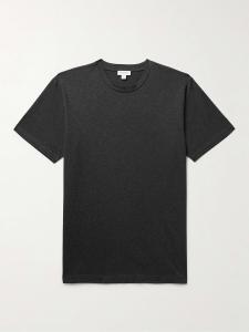 Футболка Riviera из органического хлопкового джерси SUNSPEL, древесный уголь