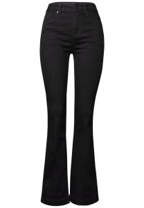 Джинсы Bootcut STREET ONE, черный