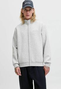 Толстовка Jack & Jones Zip-up sweatshirt, Light Grey Melange/Light Grey