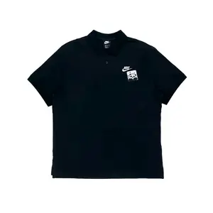 Nike Унисекс поло черное