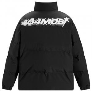 404MOB GANG Стеганая куртка унисекс, Черный (издание в подарочной упаковке)