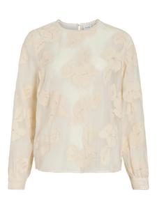 VILA Блузка 'VIEbba' в светло-бежевом цвете