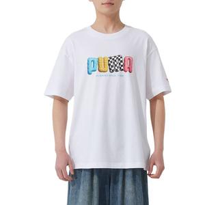 PUMA Футболка мужская белая Sports Life Collection