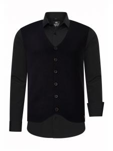 Rusty Neal Комплект из рубашки и жилета (2 шт.), черный